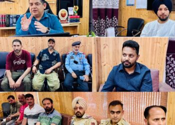 ADC chairs meeting to formulate roadmap for decongestion of Bhaderwah Town
