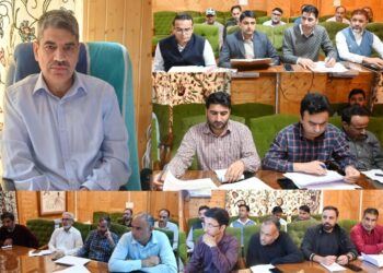 Additional Commr Kashmir Visits Shopian, Reviews progress of Land Records Digitization