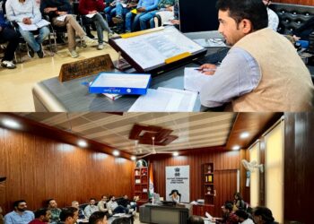 ACD Kishtwar reviews VB-G RAM G, PMAY-G, Capex works