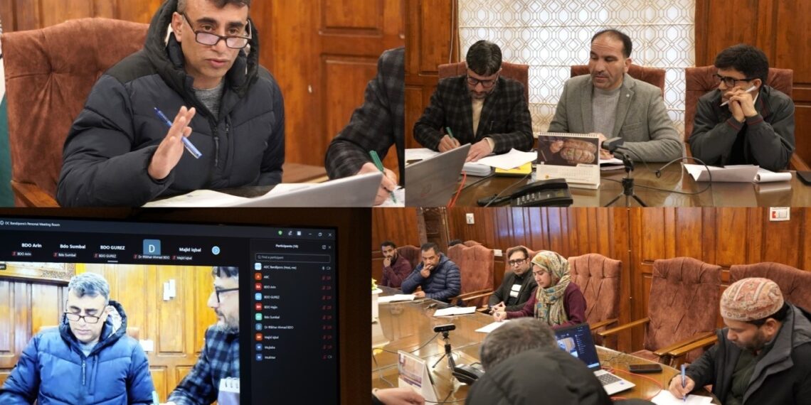 ADC Bandipora chairs meeting on Revision of Panchayat Electoral Roll 2026
