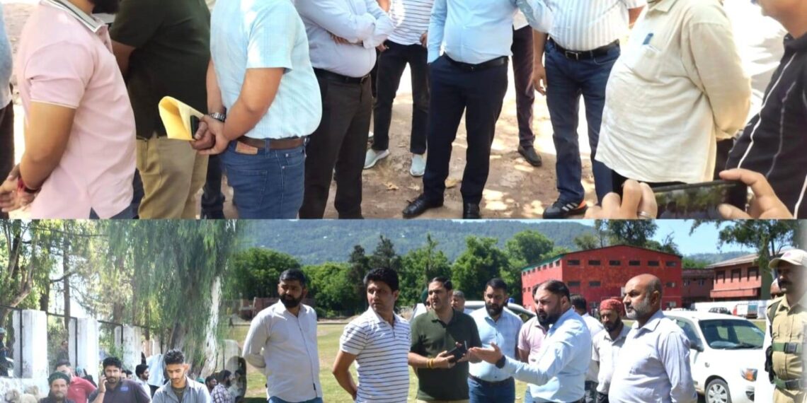 ADC Poonch inspects Eidgah, Sheep Sale Point; Reviews Eid-ul-Azha arrangements