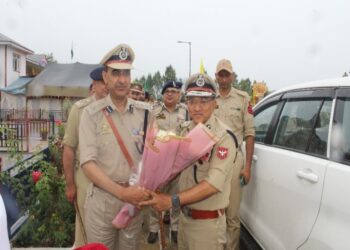 ADGP J&K Armed Police Visits IRP 4th Bn Kupwara
