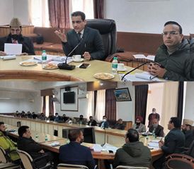 Distt Admin Poonch reviews arrangements for Account Assistant Exam