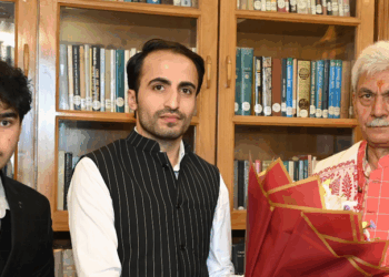 Adv. Jehanzeb Allaqaband Calls on LG Sinha