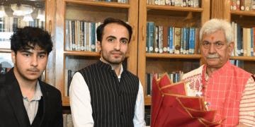 Adv. Jehanzeb Allaqaband Calls on LG Sinha