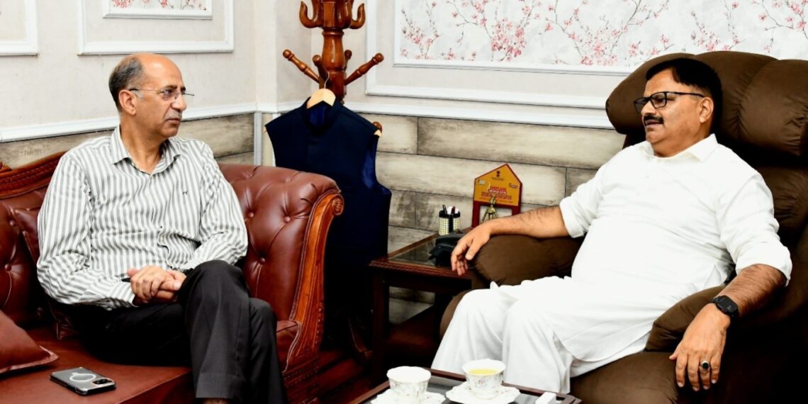 Advisor to CM calls on Javed Rana, discusses J&K’s development priorities