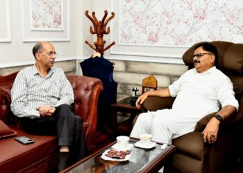 Advisor to CM calls on Javed Rana, discusses J&K’s development priorities