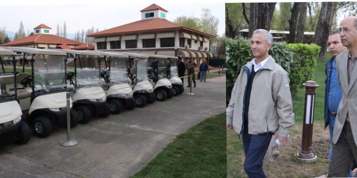 Advisor to CM reviews functioning of Royal Springs Golf Course