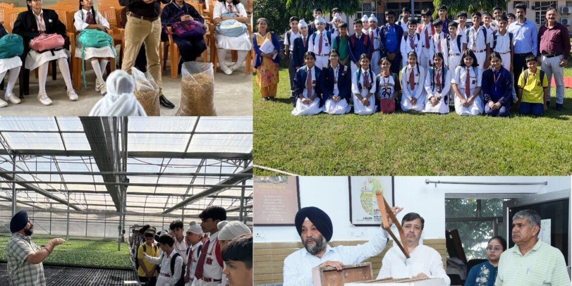 Agriculture Directorate Jammu hosts Scientific Exposure Tour for Students of Army Public School Sunjwan