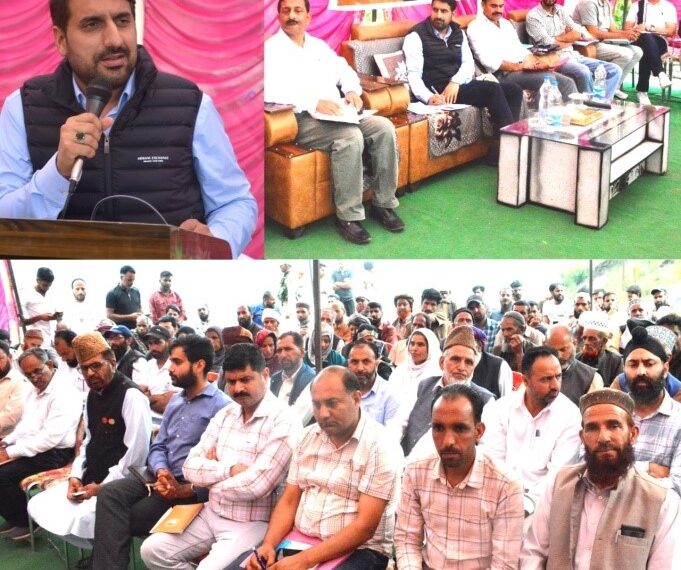 Aijaz Asad visits Vibrant Villages Shahpur, Nangali in Poonch