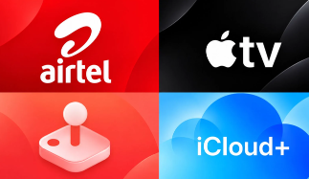 Airtel Elevates ₹999+ Family Postpaid Plans with iCloud+, Apple TV+, and Apple Arcade