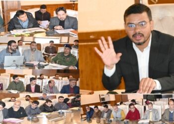 Shahzad Alam chairs Monthly District-Level NCORD Committee Meeting in Kulgam