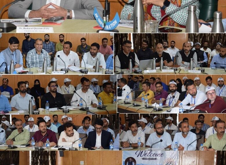 Amit Sharma reviews Census-2027 Operations in Pulwama