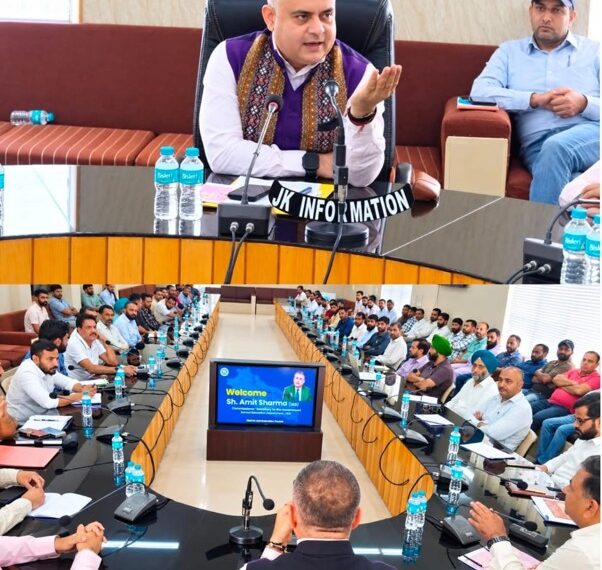 Amit Sharma reviews census preparedness in Poonch, Highlights digital, paperless Census at Press Conference
