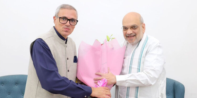 CM Omar Abdullah meets HM Amit Shah, discusses Statehood, other key issues