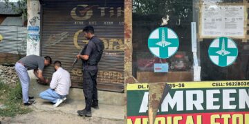Police Seals Medical Store During Joint Inspection in Anantnag