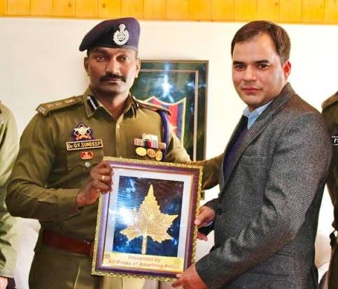 Anantnag Bids Farewell to Outgoing ASP, Sunny Gupta Transferred to Kishtwar