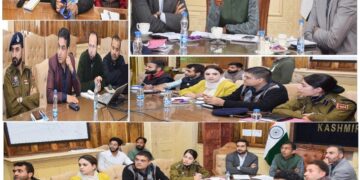 Ansul Garg reviews alignment of Srinagar Ring Road Phase-III, Parimpora–Dalgate Flyover