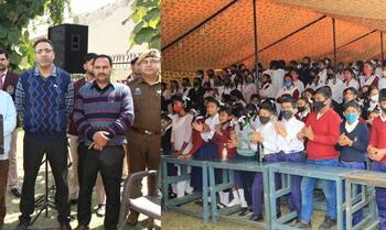 APHQ organizes “Shaheedon Ko Naman” event in Govt. Girls High School Gandhinagar, Jammu.