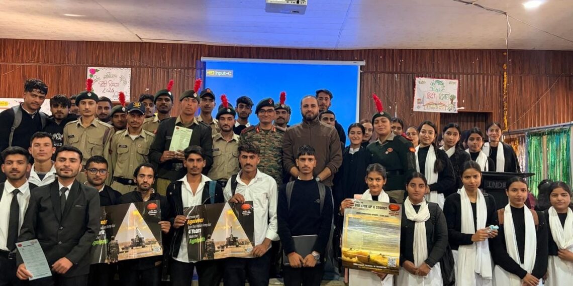 Army holds career outreach programme for 300 students in Bhaderwah