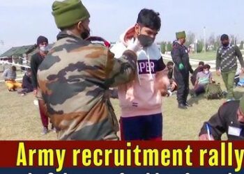 Unemployment drives huge turnout at army recruitment rally in Baramulla