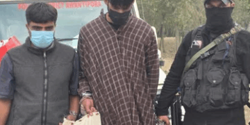 Two Peddlers Arrested With 2 kg Ganja In Awantipora : Police