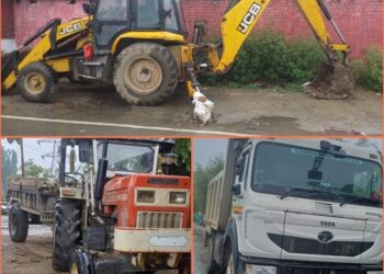 3 Vehicles seized for illegal mining activities in Kulgam, 3 unlawfuls arrested: Police
