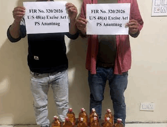 21 Liquor Bottles Seized In Anantnag, 2 Held: Police
