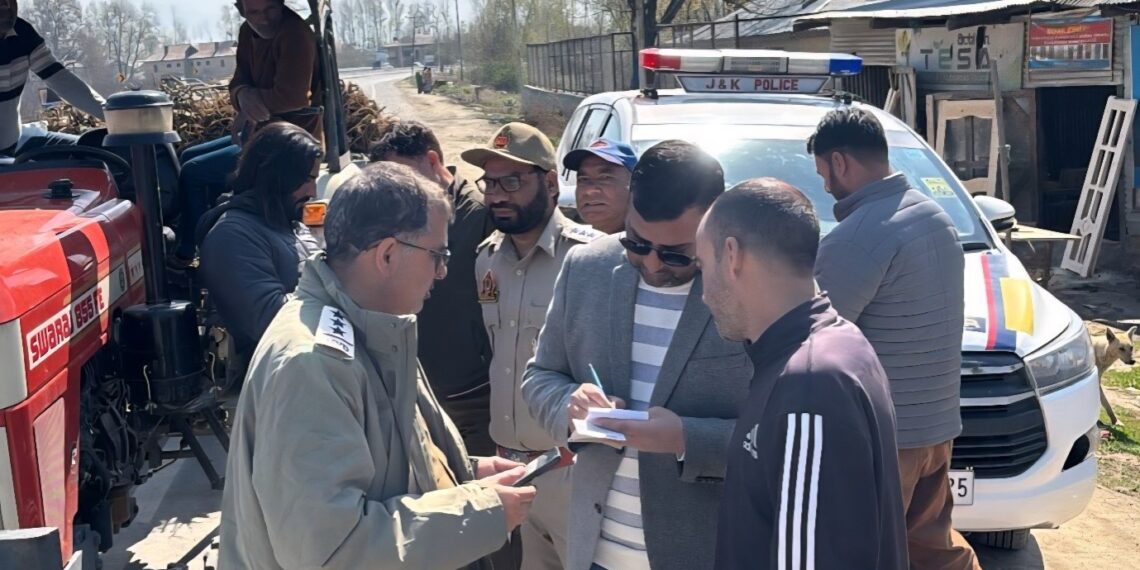 ARTO Baramulla cracks down on Traffic Violators; 25 DL Suspensions Initiated