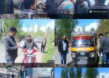 ARTO conducts special enforcement drive across Bandipora