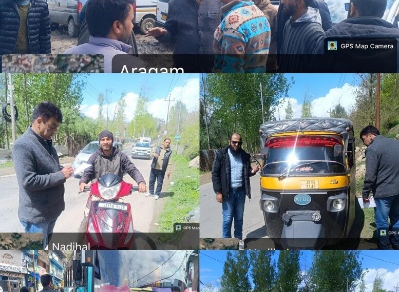 ARTO conducts special enforcement drive across Bandipora