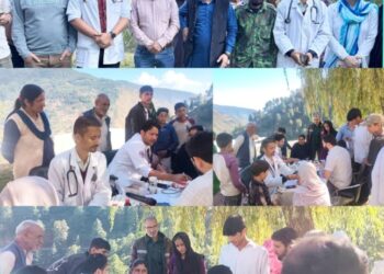Health Deptt organises free medical camp at Aul- Ghat
