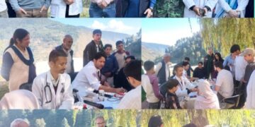 Health Deptt organises free medical camp at Aul- Ghat