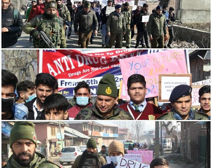 Anti-drug awareness rally held in Handwara