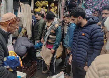 Market checking drive conducted in Bhaderwah ahead of Eid-ul-Fitr