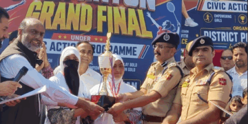 Police Concludes Girls Badminton Tournament In Shopian, Sedow School emerges victorious