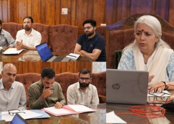 DC Bandipora reviews progress of Bunpora OHT, AMRUT Scheme at Sumbal; Directs expedited completion of Works