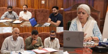 DC Bandipora reviews progress of Bunpora OHT, AMRUT Scheme at Sumbal; Directs expedited completion of Works