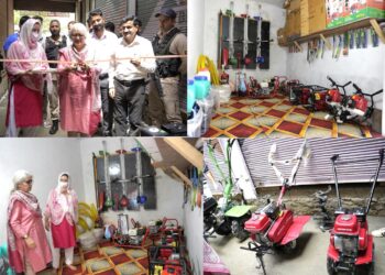 DC Bandipora inaugurates Agri Service Centre at Nowpora