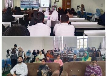 Awareness prog. on ‘Tips for online safety/ safety sessions’ under BBBP held at A.S College Srinagar