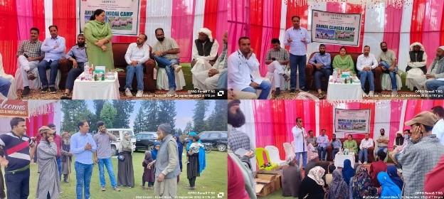 KVK Shopian organises Animal Clinical Camp at Cooler Meadows, Keller