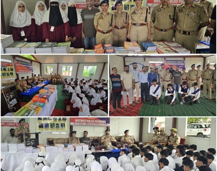 “Knowledge for Peace”: Police Organises Books Distribution Prog in Pulwama