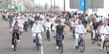 Mandaviya, Raksha Khadse Lead BRICS Friendship Cycling Event in Visakhapatnam