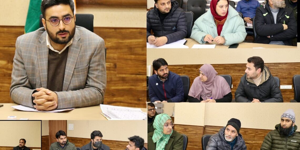 DC Srinagar Reviews Aadhaar & Birth,Death Registration Progress