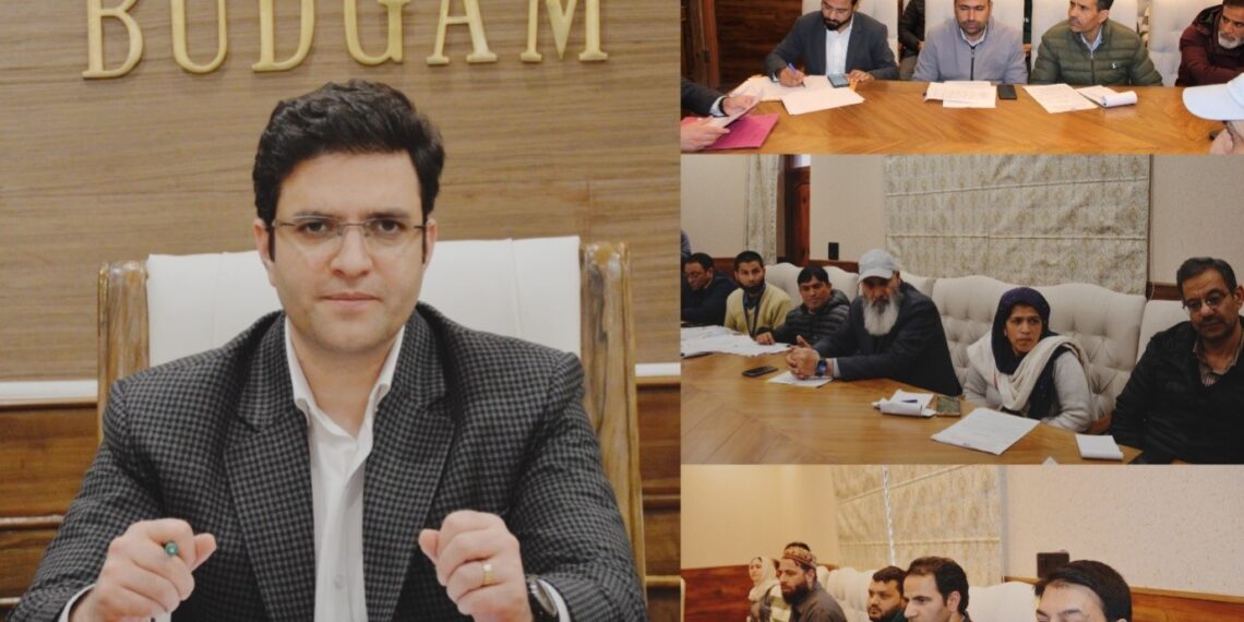 DC Budgam reviews issues of Persons with Special Abilities