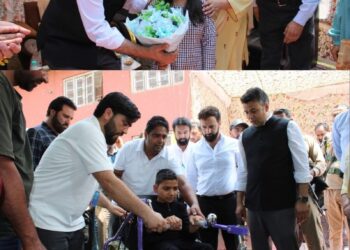 DC B’gam inaugurates Inclusive Education Distribution Camp at HSS Soibugh