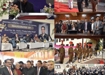 Justice Wasim Sadiq Nargal inaugurates New Court Complex in Bandipora