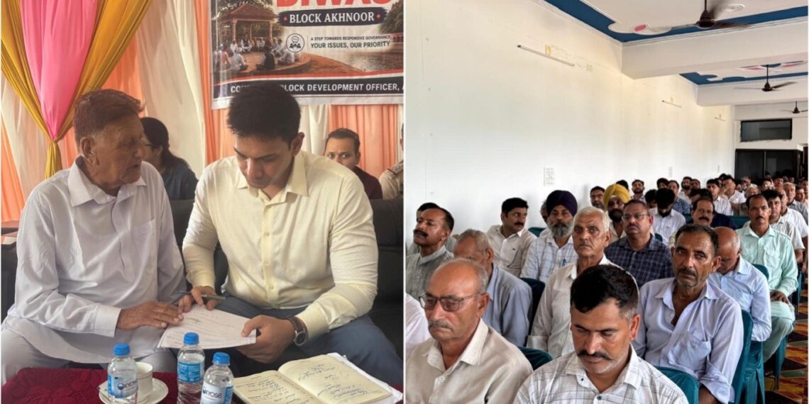 DC Jammu listens to public grievances at Akhnoor