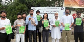 J&K activists, students hold protest at JNU, seek protection of human rights in PoJK