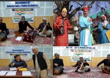 Cultural Unit Srinagar of DIPR organizes musical prog at Auditorium Hall, DIPR